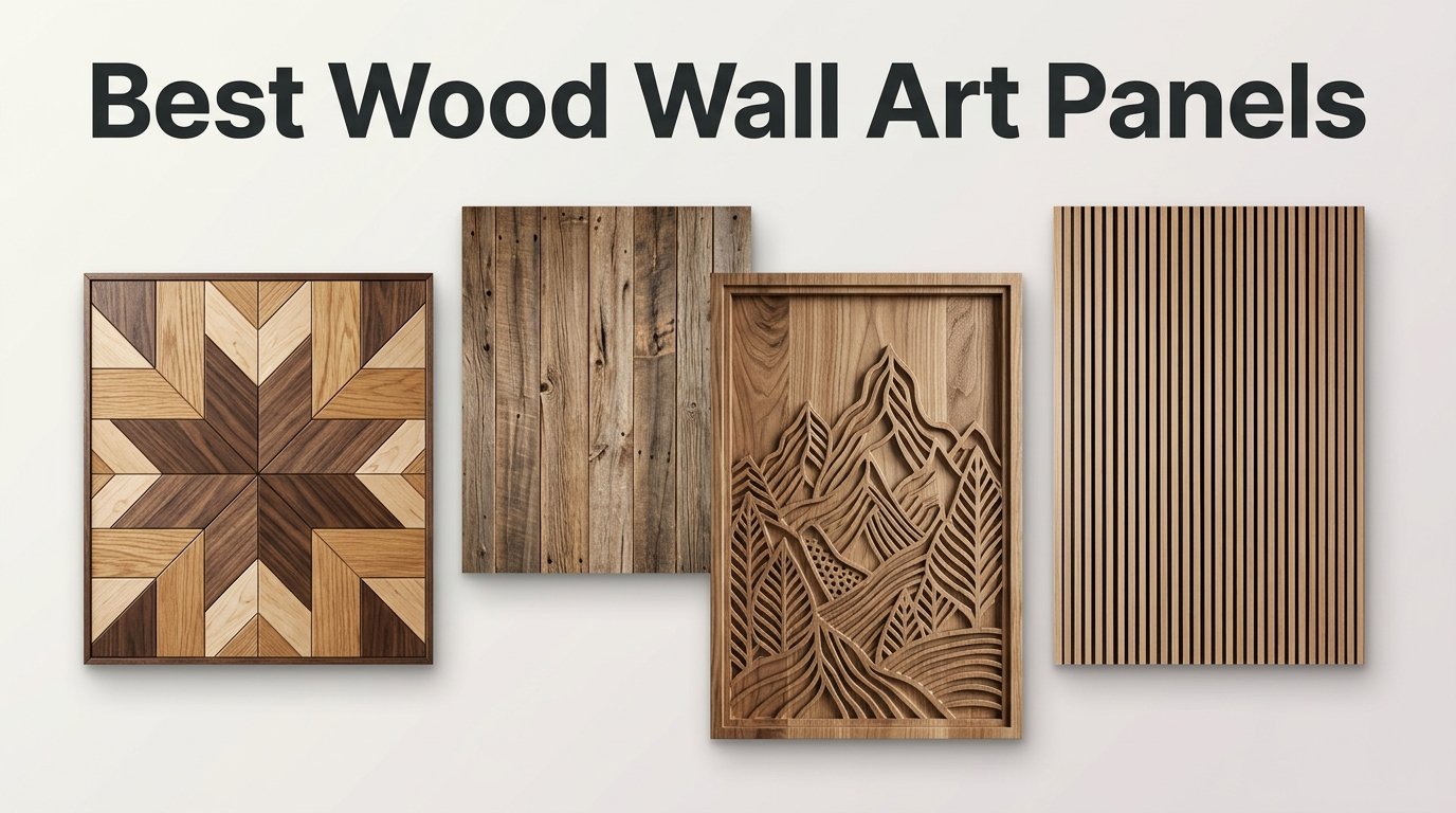 best wood wall art panels