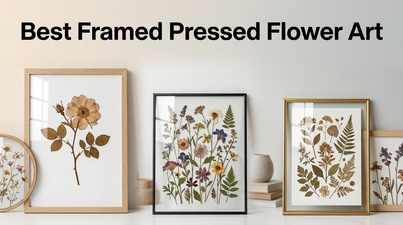 best framed pressed flower art