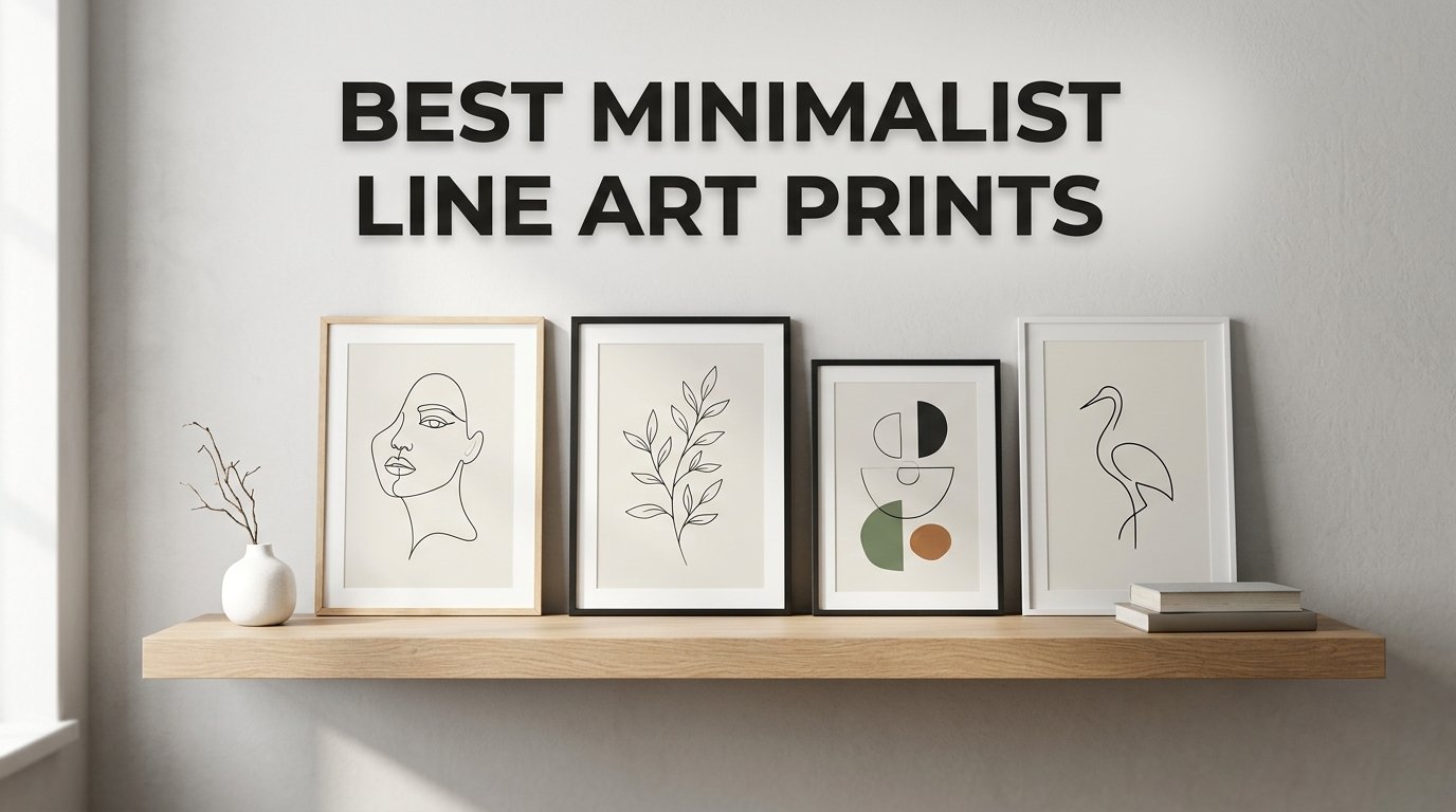 best minimalist line art prints