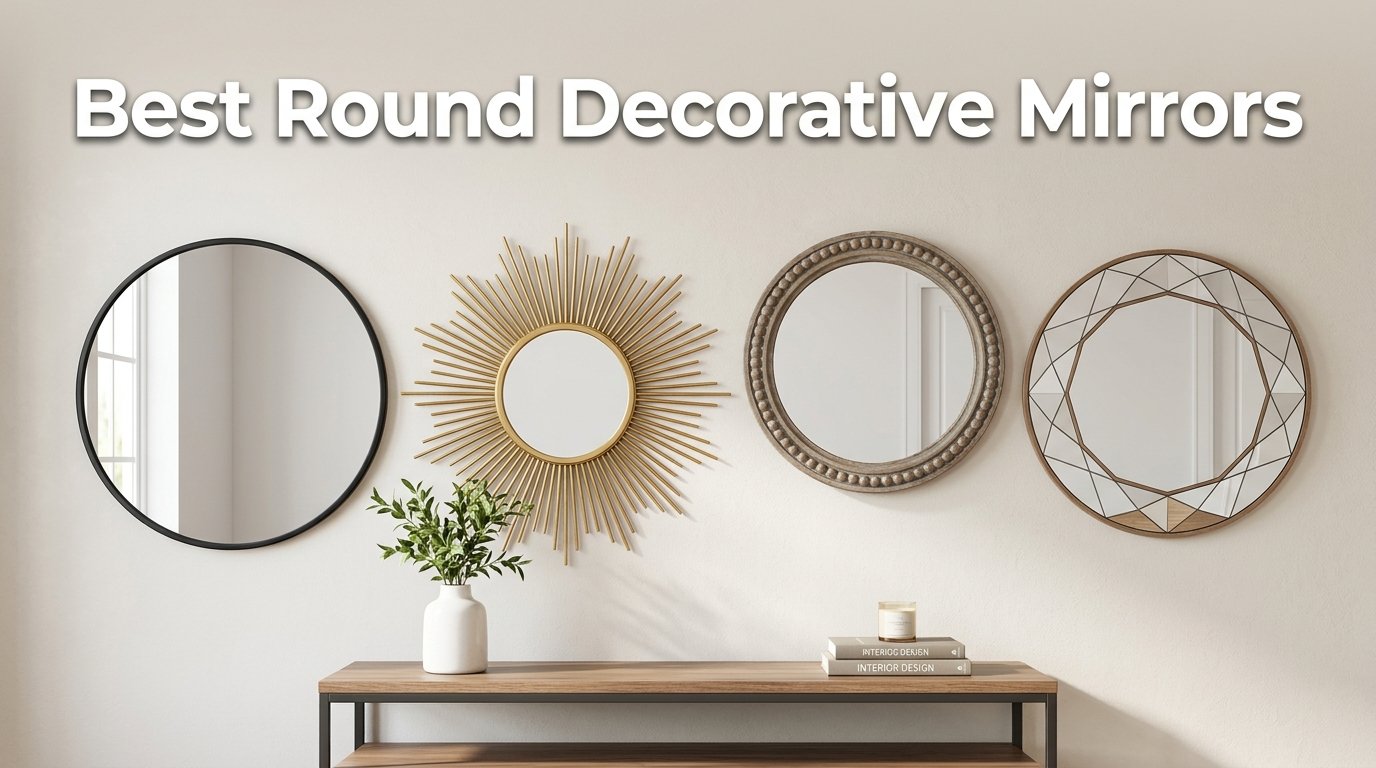 best round decorative mirrors