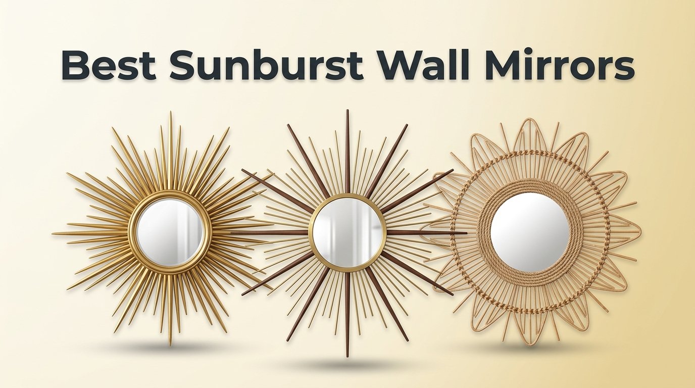 best sunburst wall mirrors