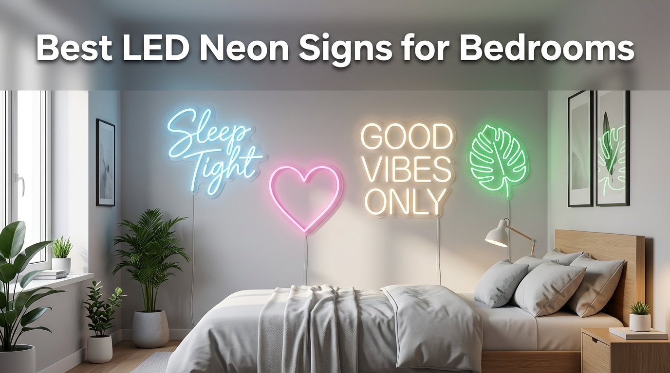 best LED neon signs for bedrooms