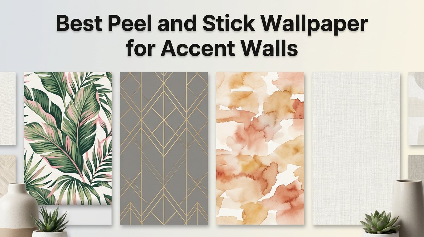 best peel and stick wallpaper for accent walls