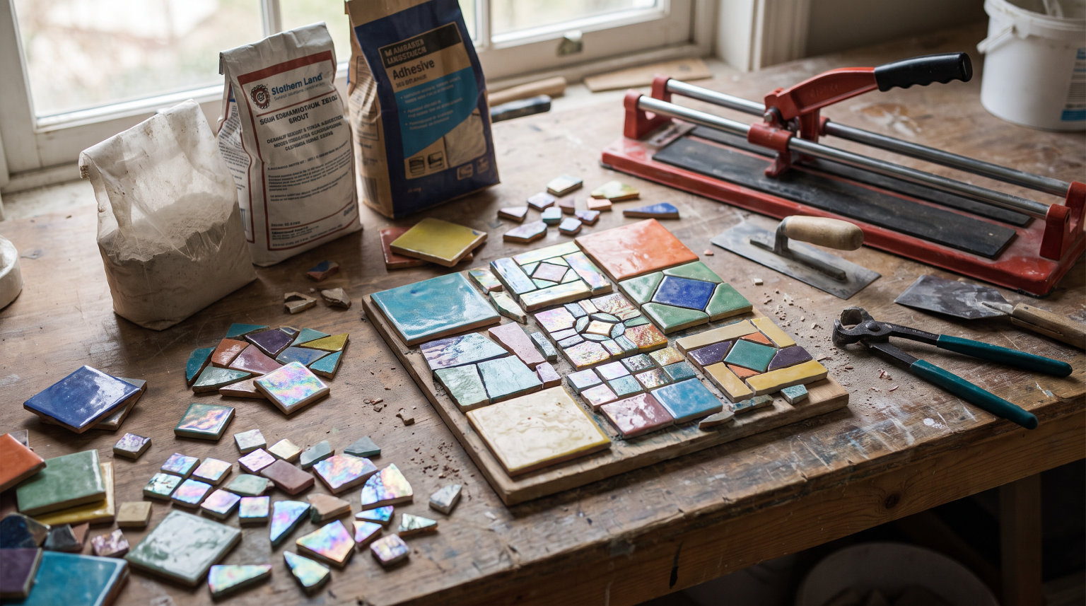 the basics of mosaic making at home