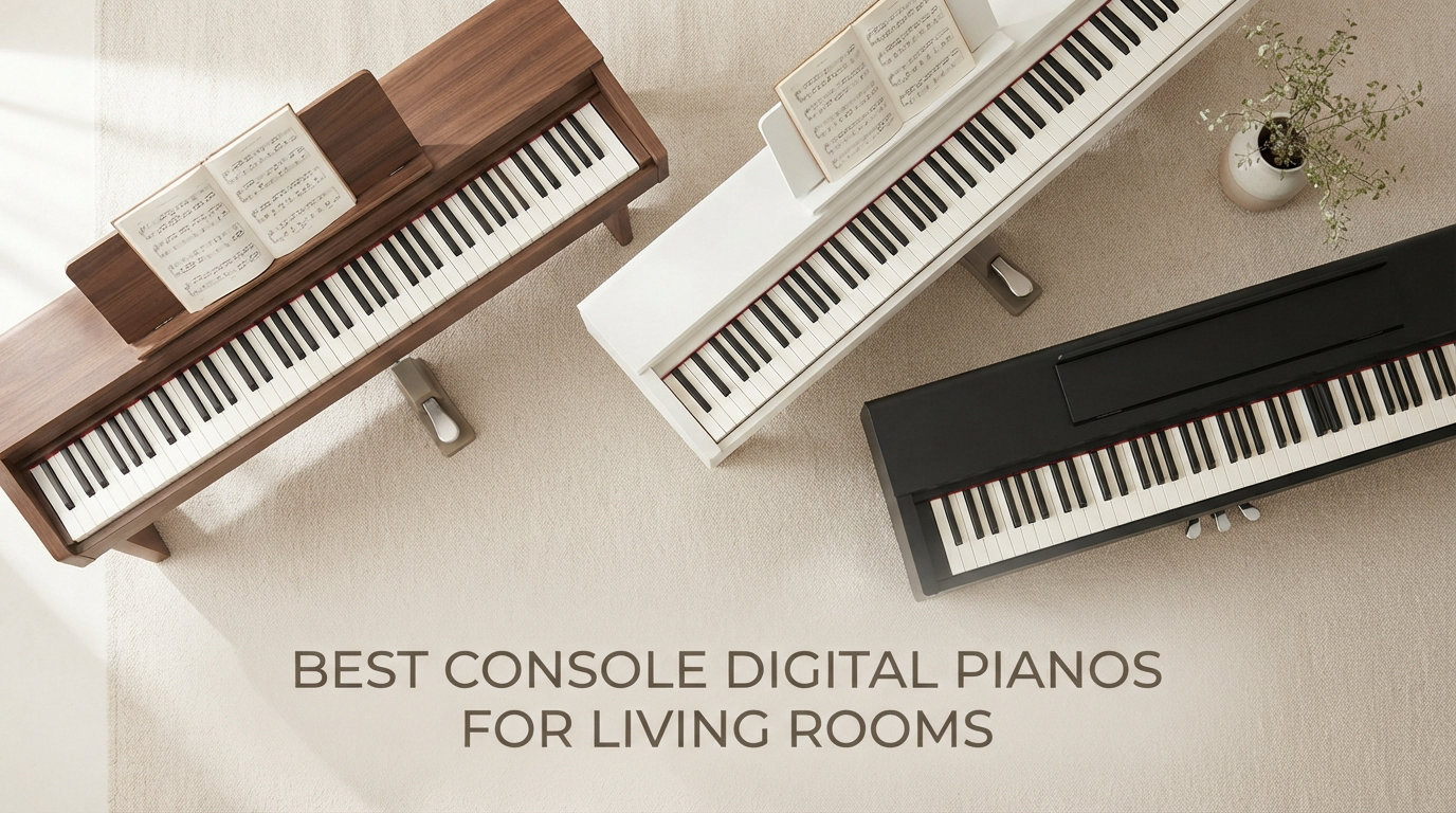 best console digital pianos for living rooms