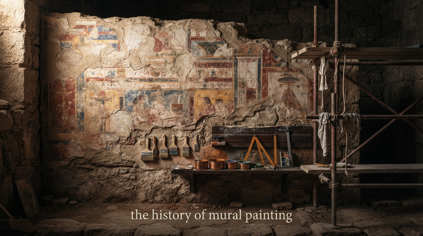 the history of mural painting