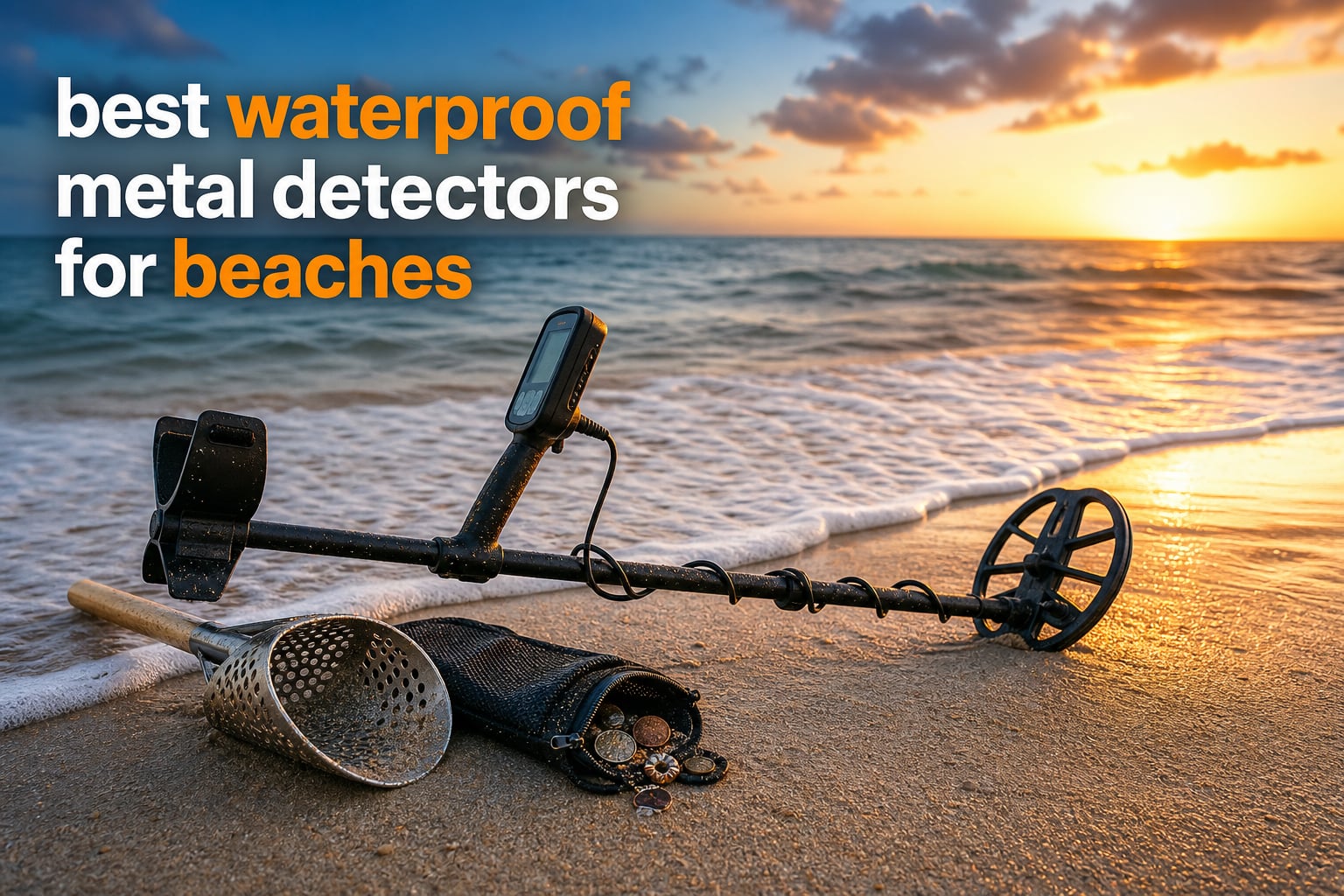 best waterproof metal detectors for beaches