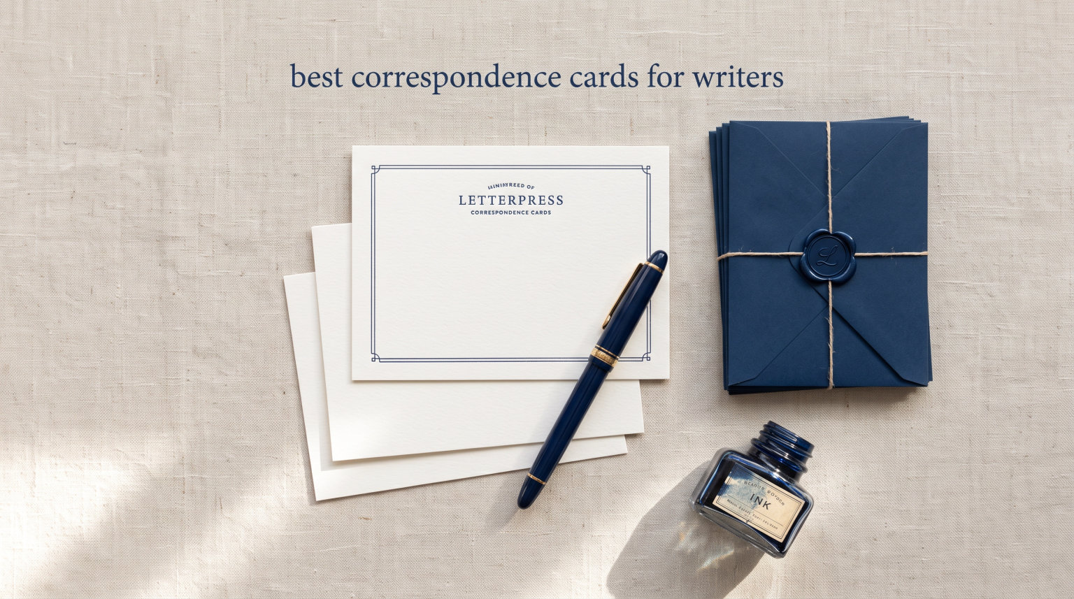 best correspondence cards for writers