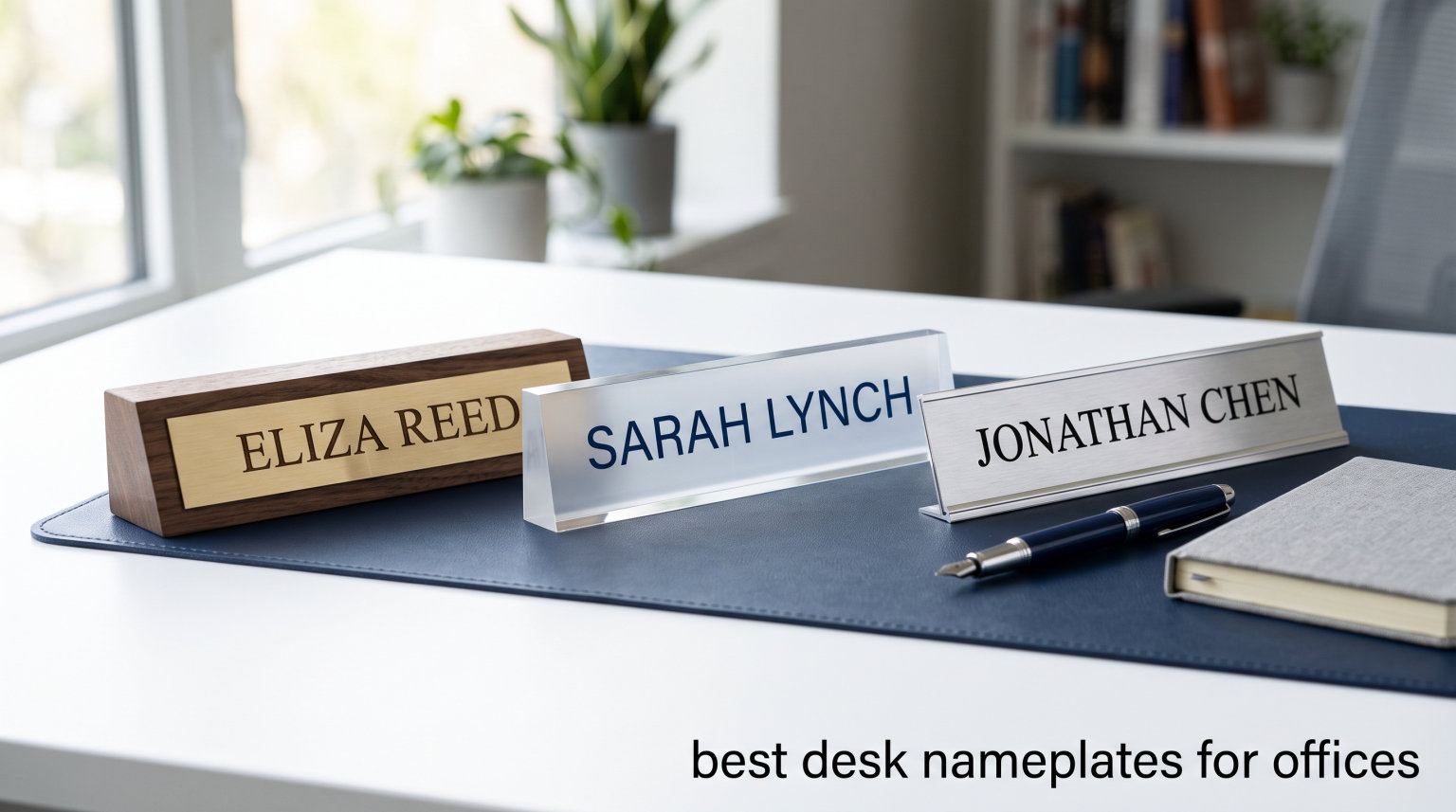 best desk nameplates for offices