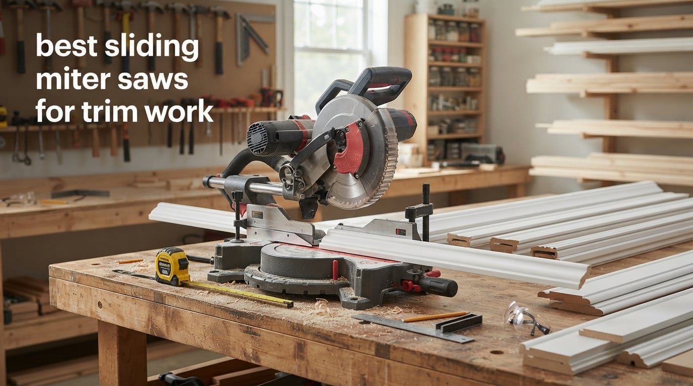 best sliding miter saws for trim work