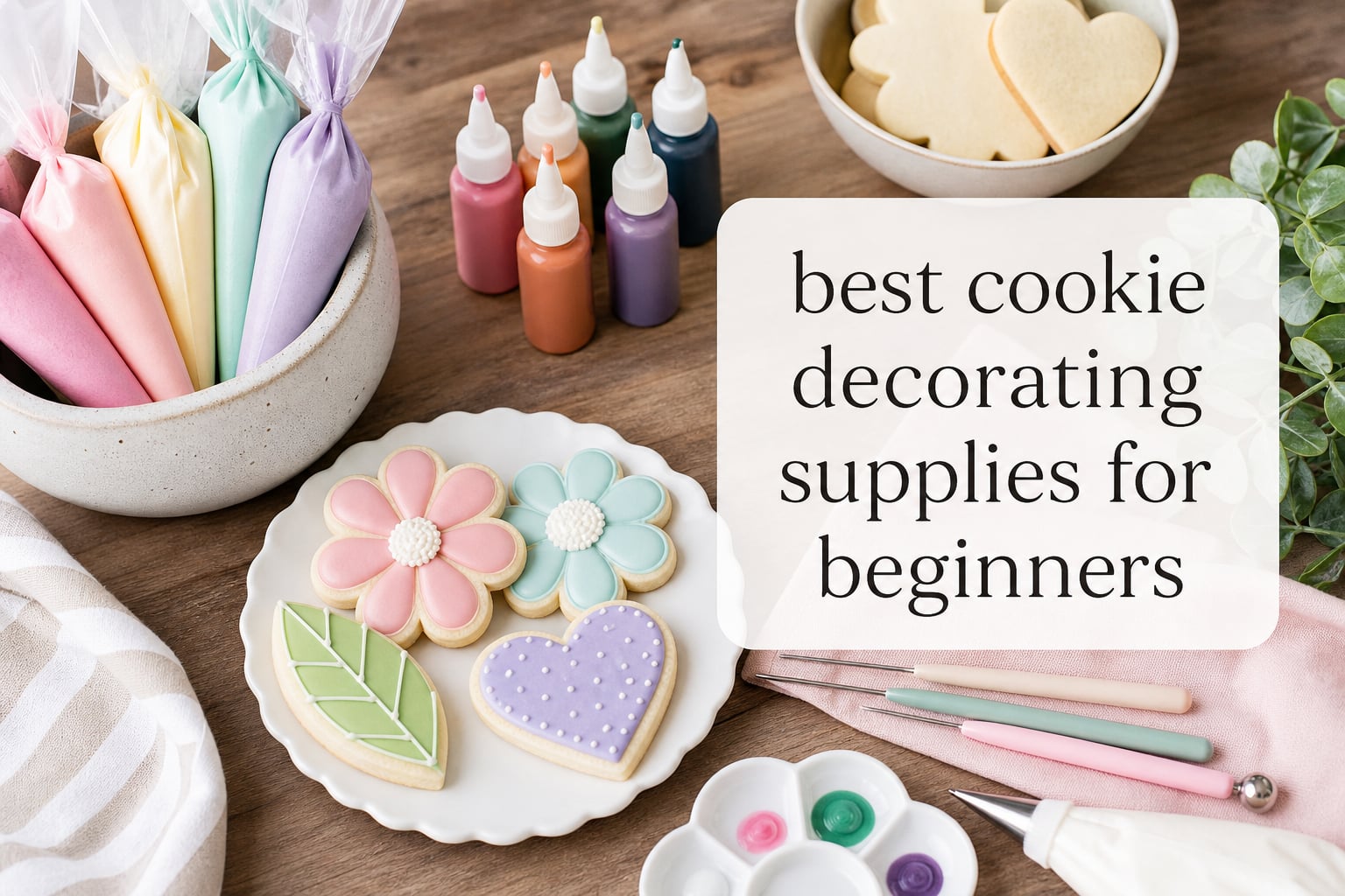best cookie decorating supplies for beginners