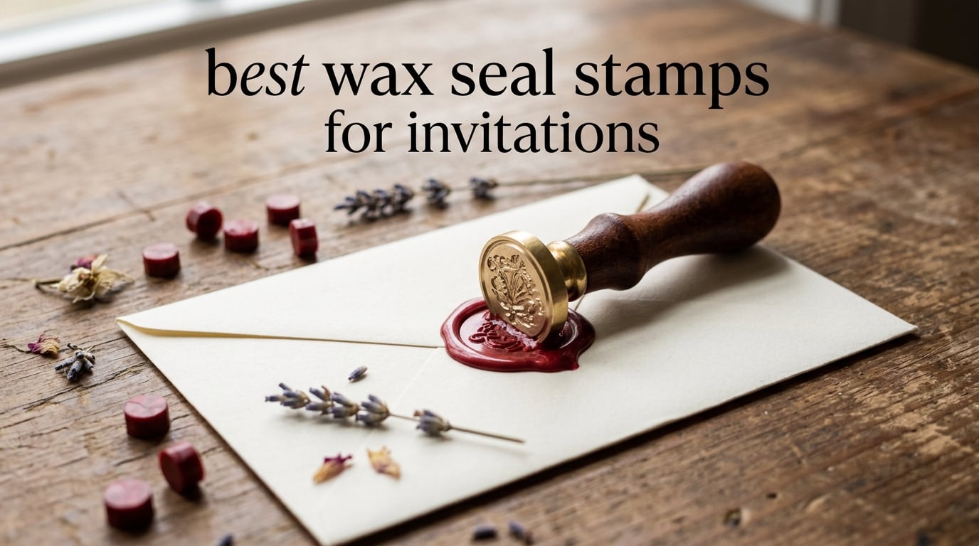 best wax seal stamps for invitations
