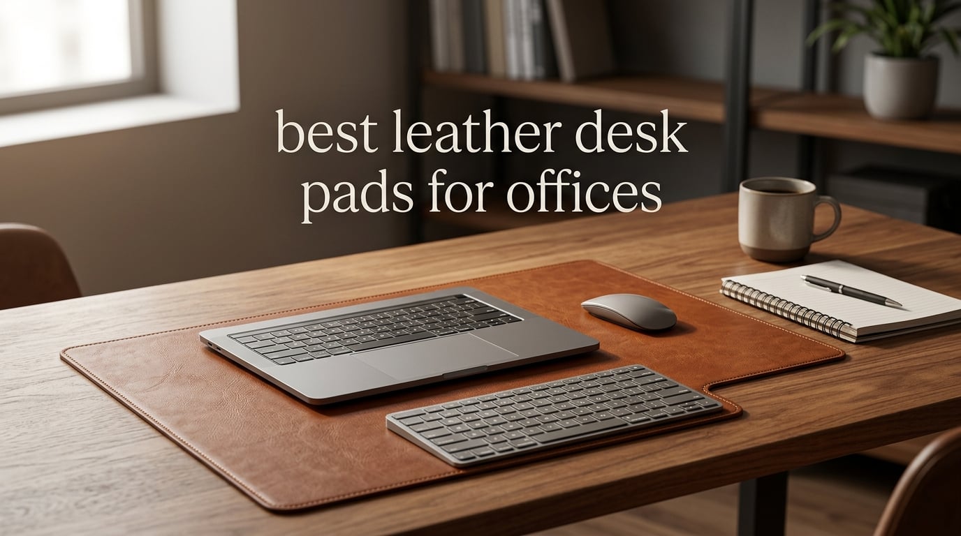 best leather desk pads for offices