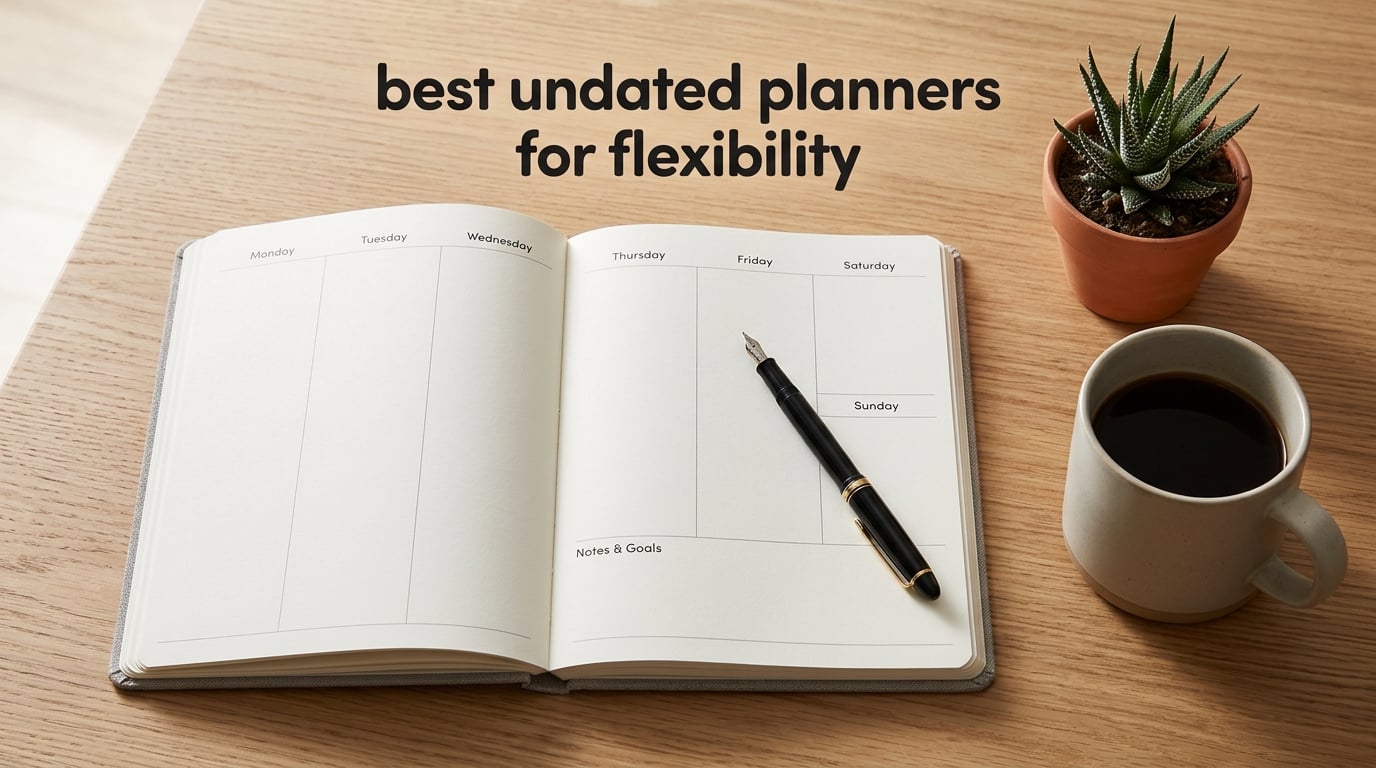 best undated planners for flexibility
