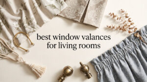 best window valances for living rooms