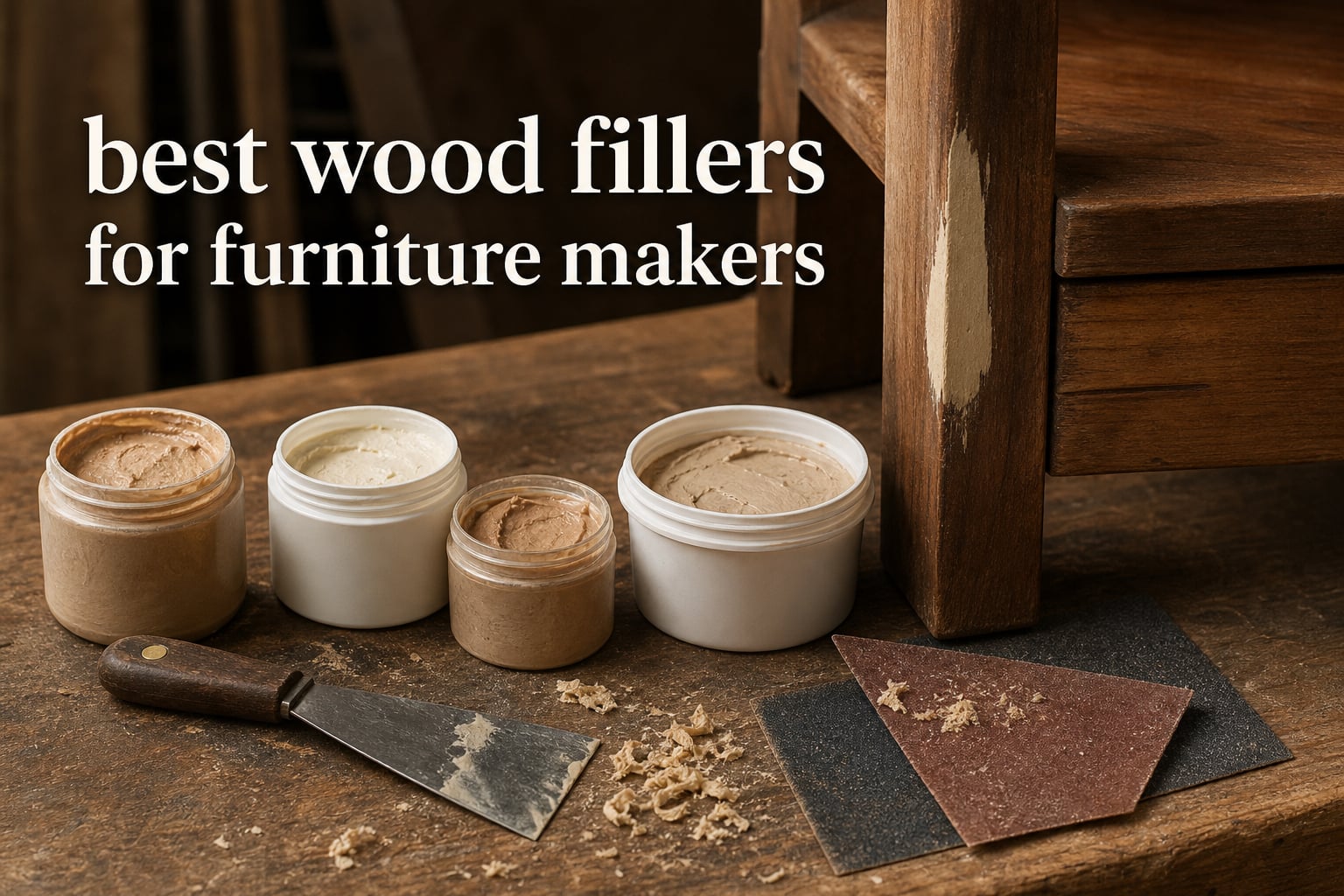 best wood fillers for furniture makers