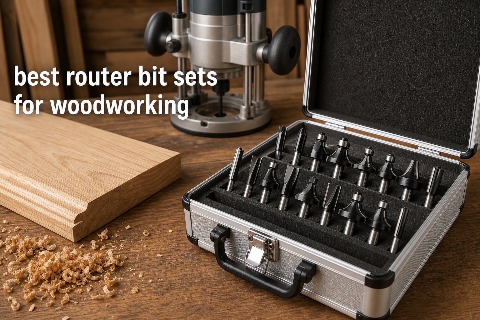 best router bit sets for woodworking