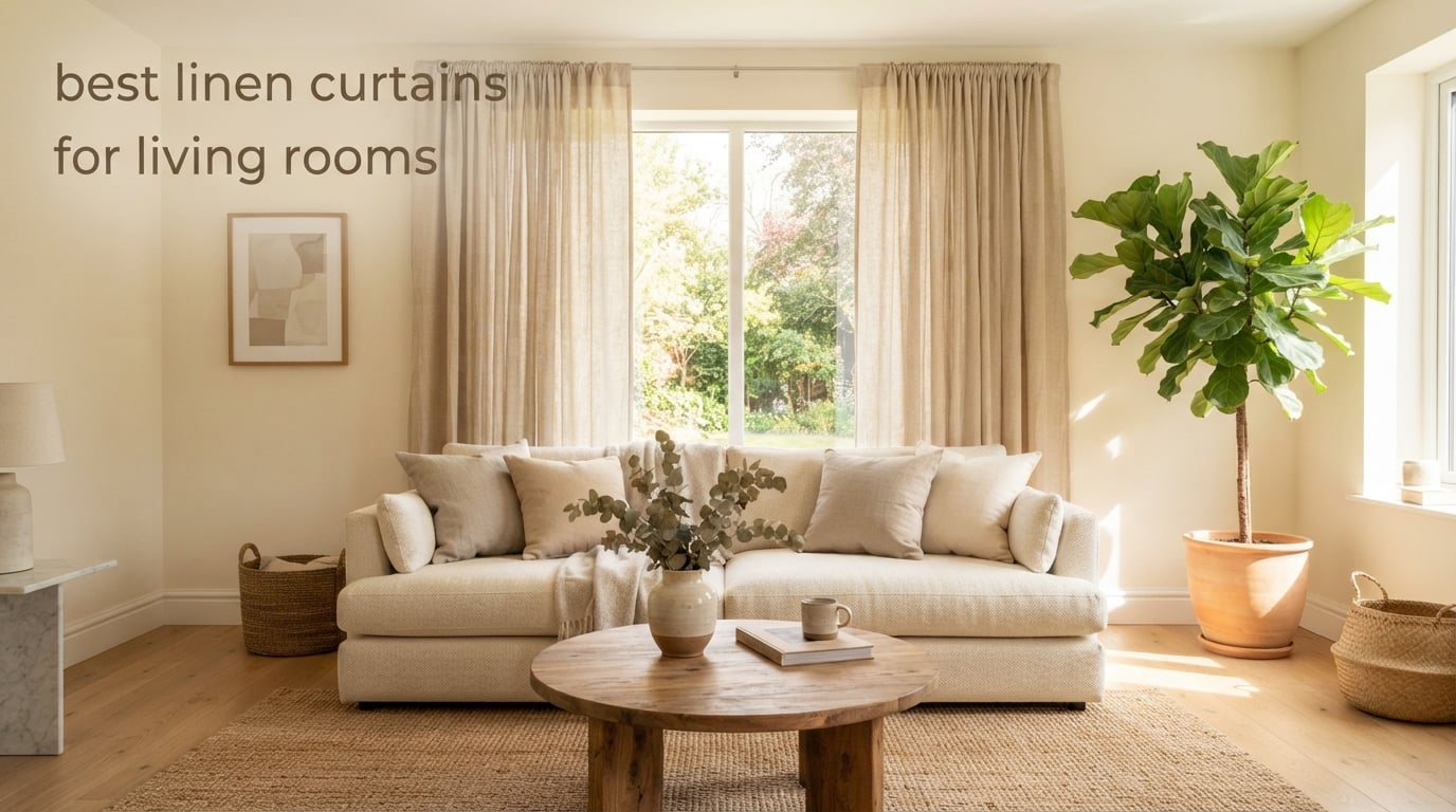 best linen curtains for living rooms