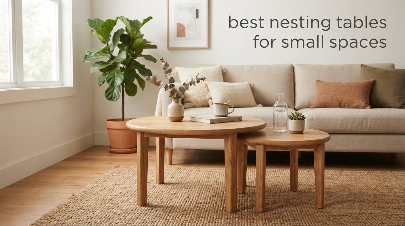 best nesting tables for small spaces