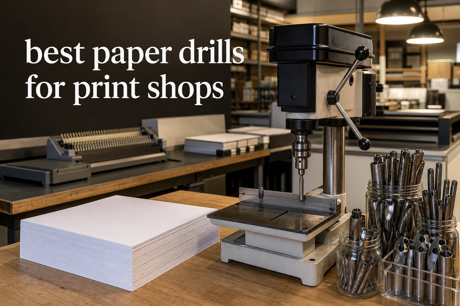 best paper drills for print shops