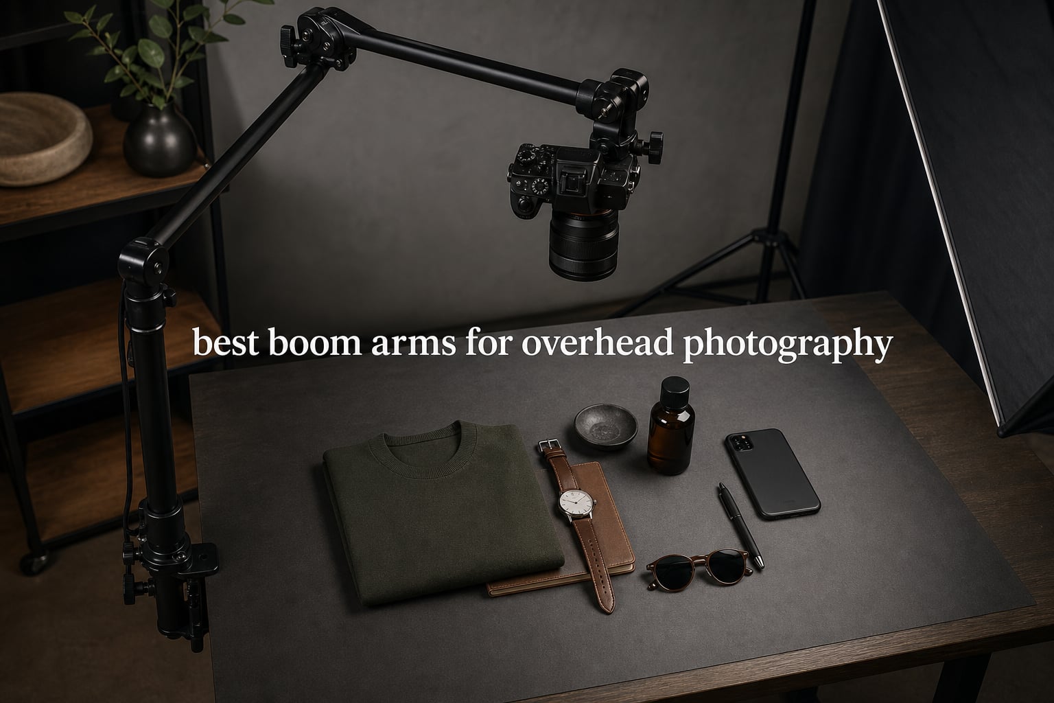 best boom arms for overhead photography