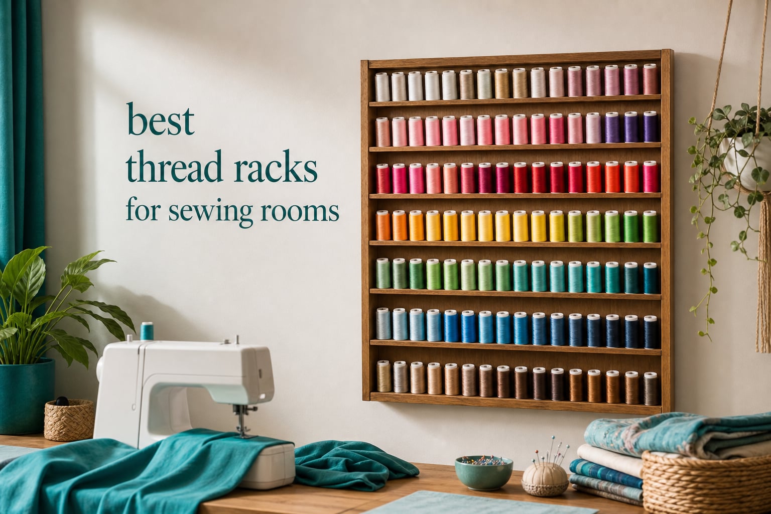 best thread racks for sewing rooms