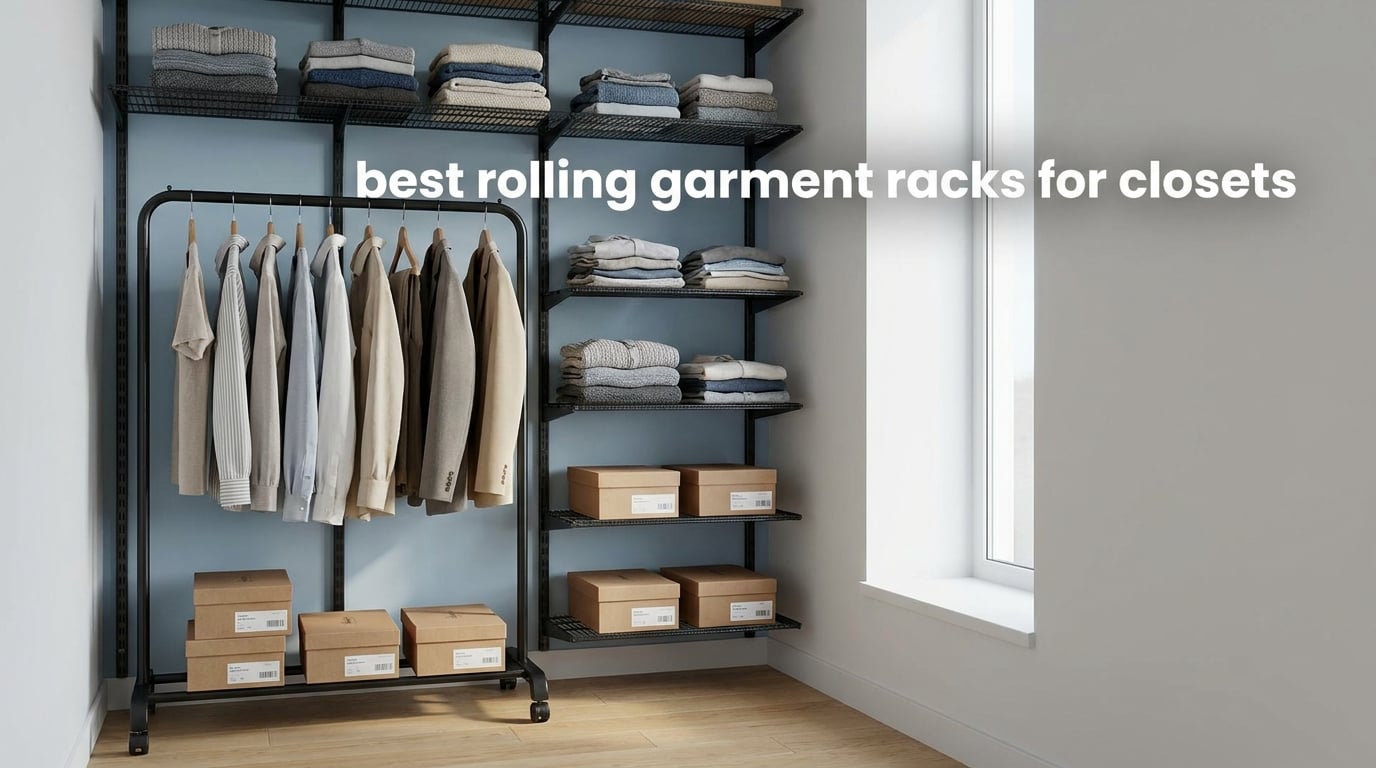 best rolling garment racks for closets