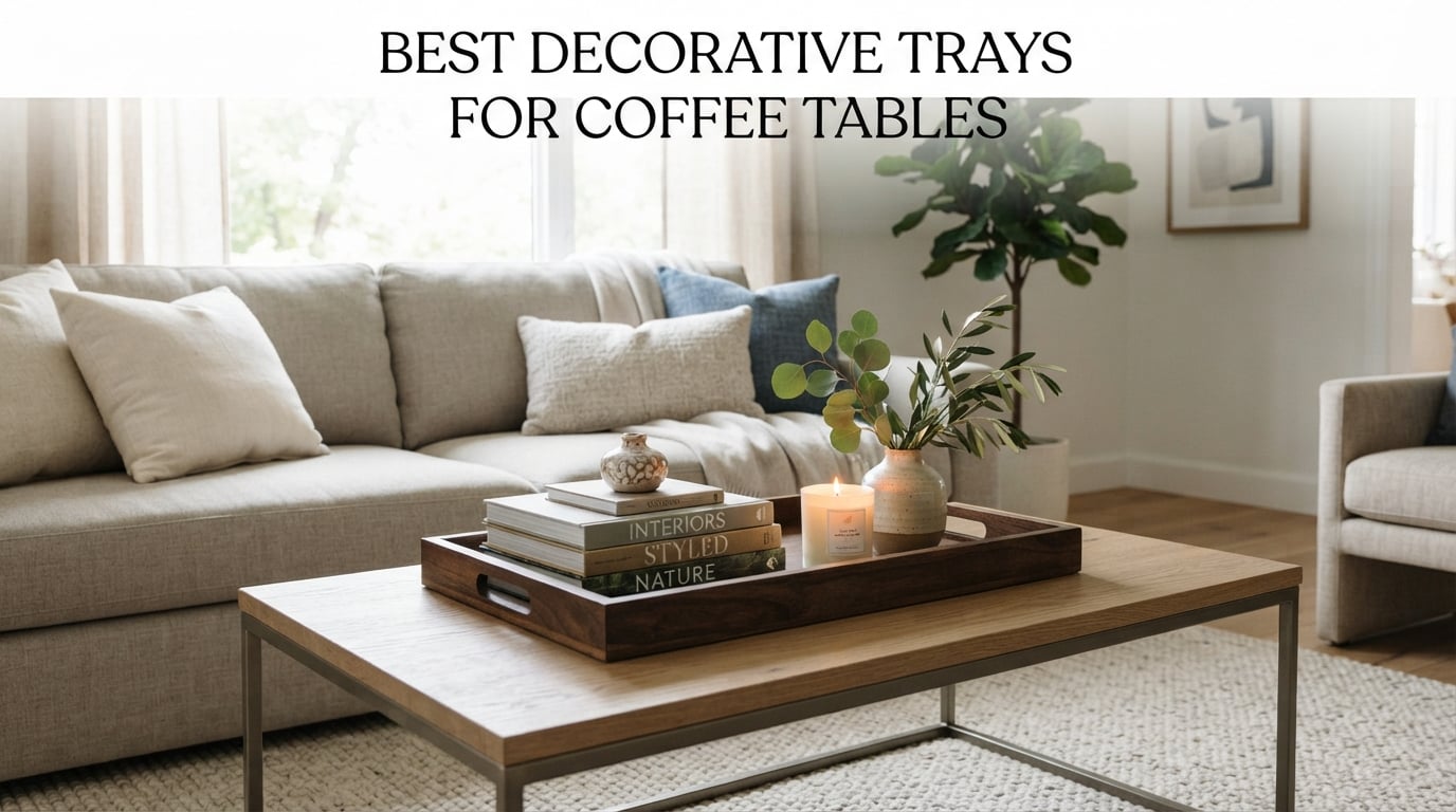 best decorative trays for coffee tables