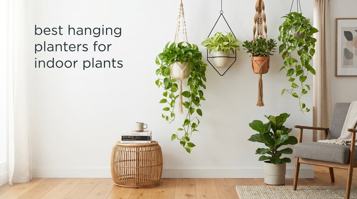 best hanging planters for indoor plants