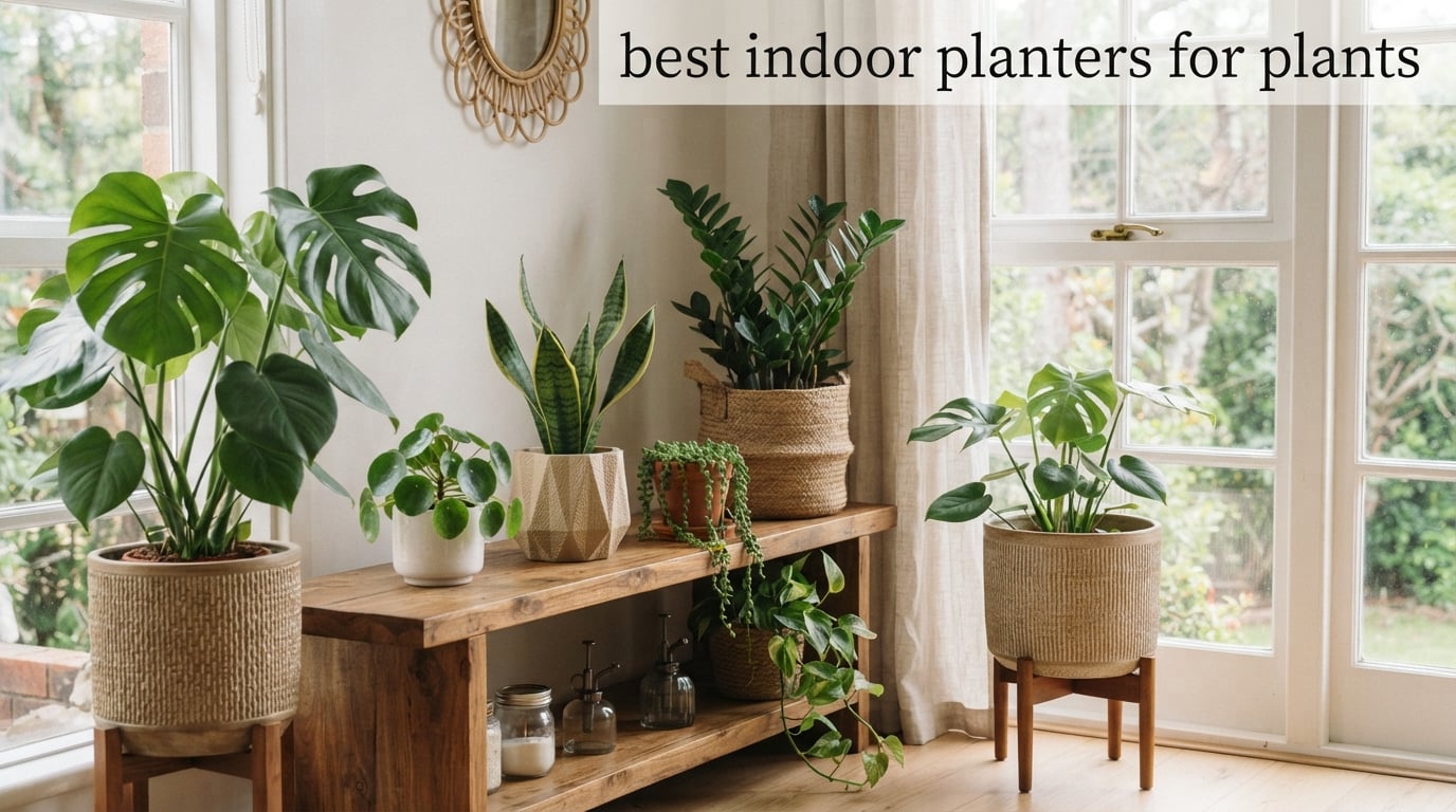 best indoor planters for plants
