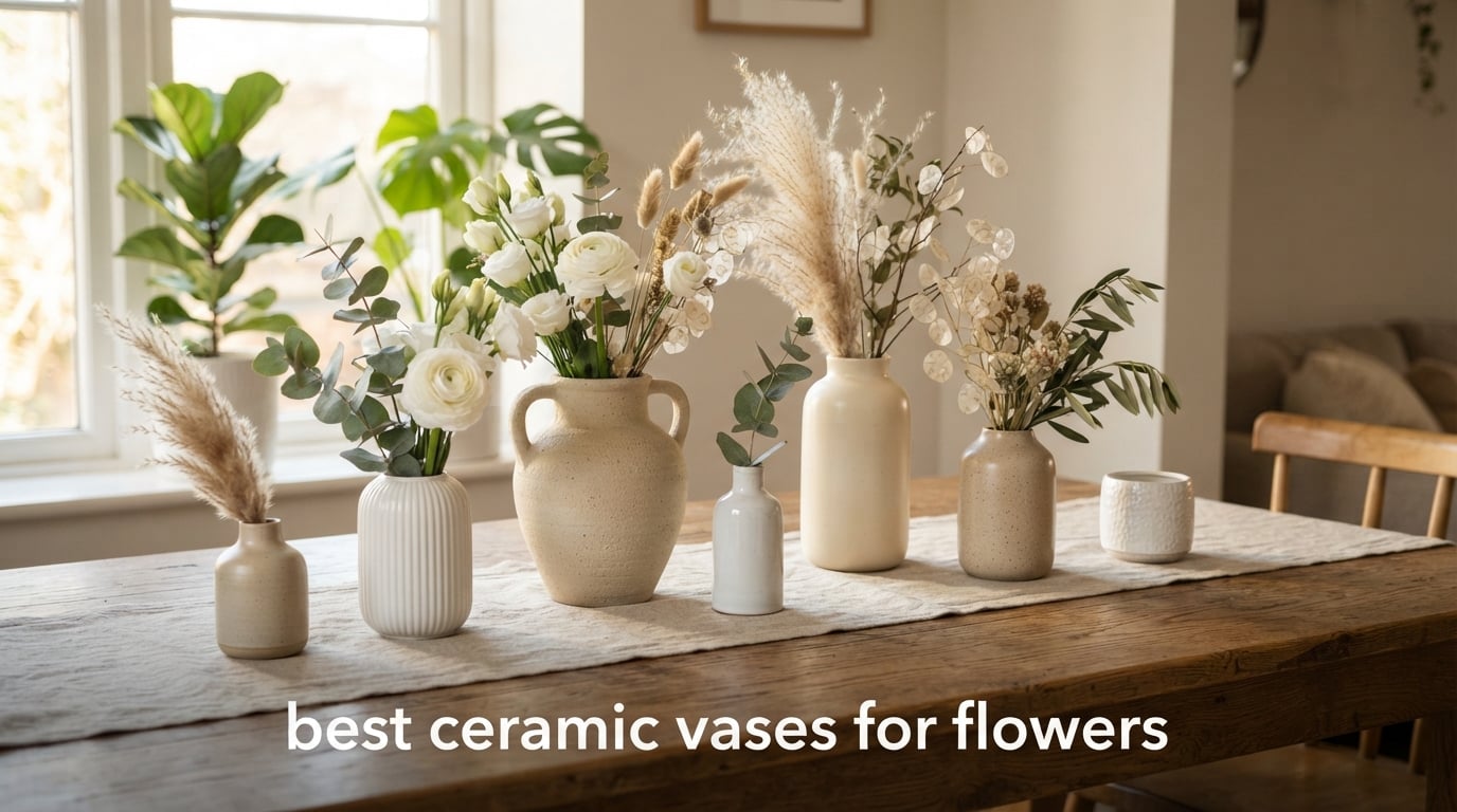 best ceramic vases for flowers