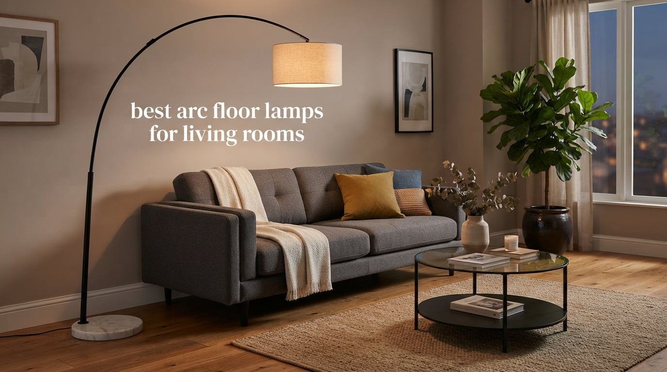 best arc floor lamps for living rooms