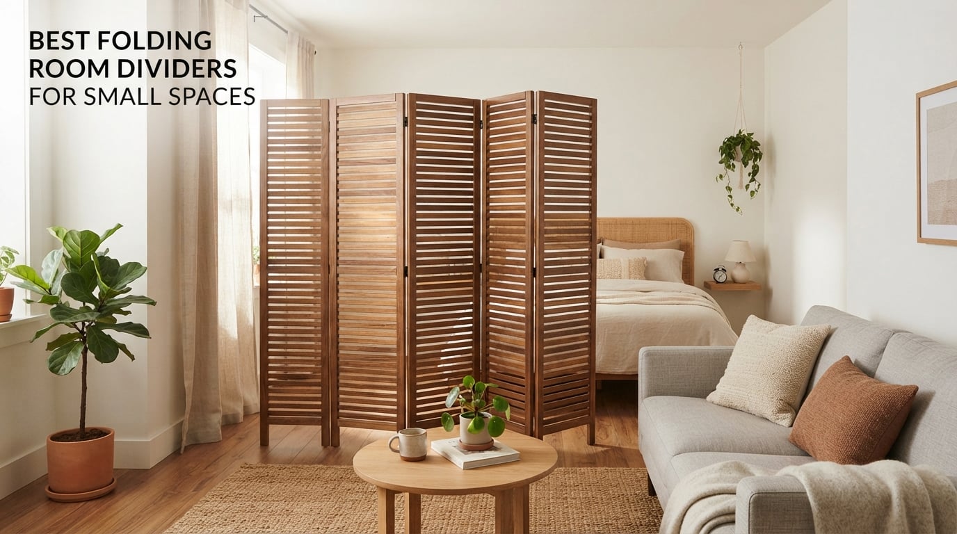 best folding room dividers for small spaces