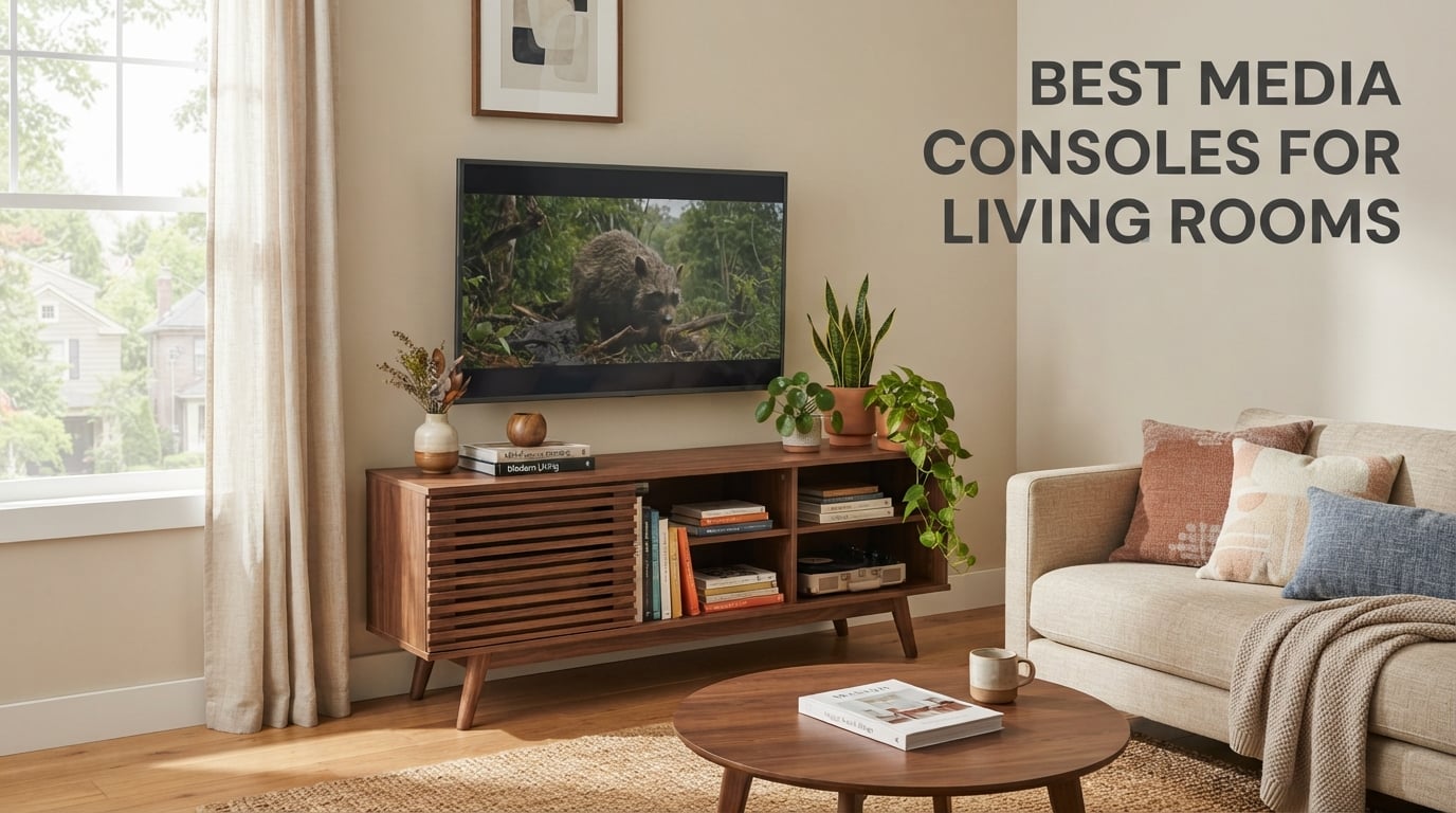best media consoles for living rooms