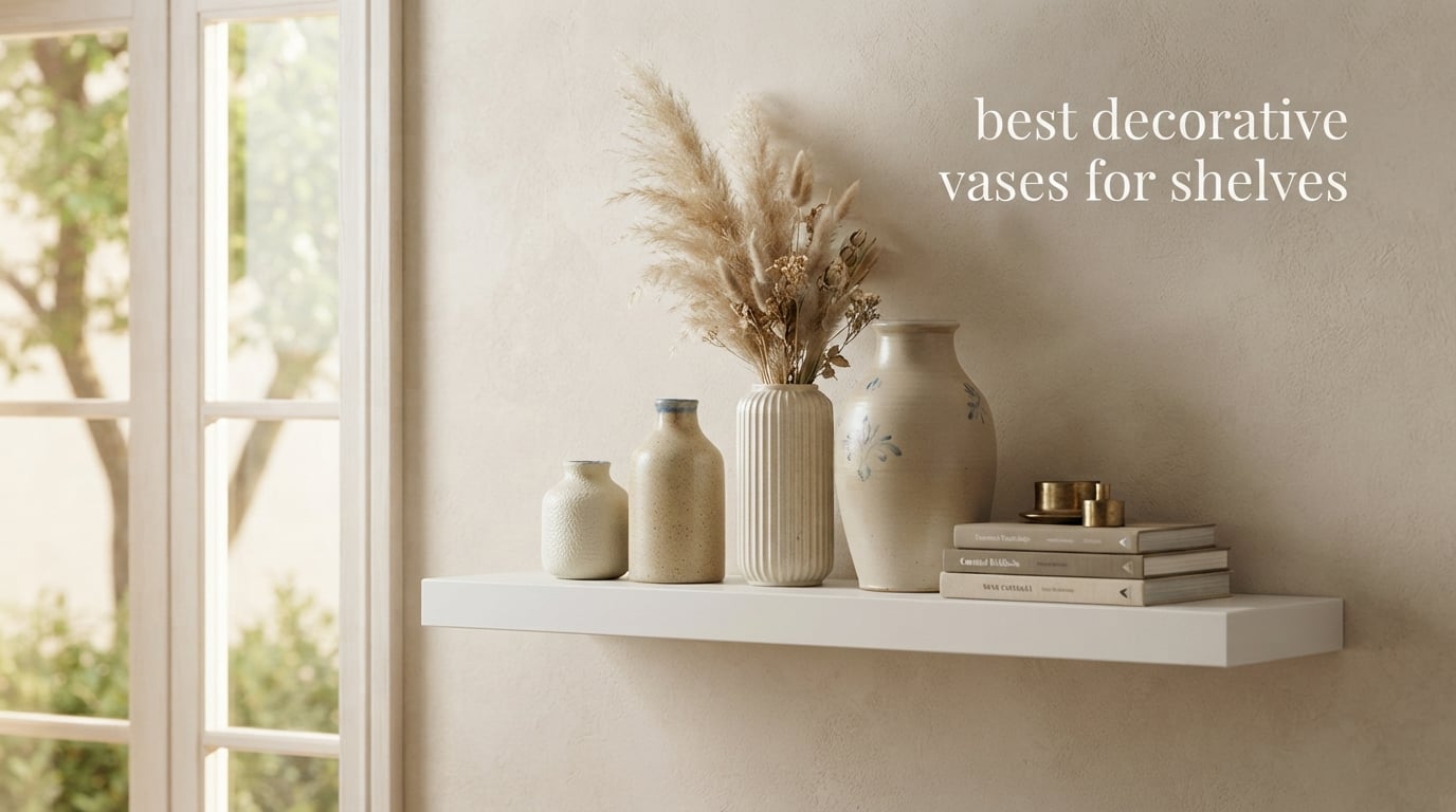 best decorative vases for shelves