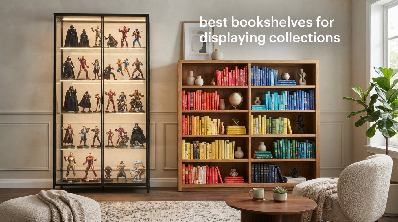 best bookshelves for displaying collections