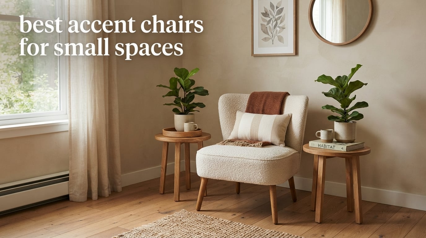 best accent chairs for small spaces