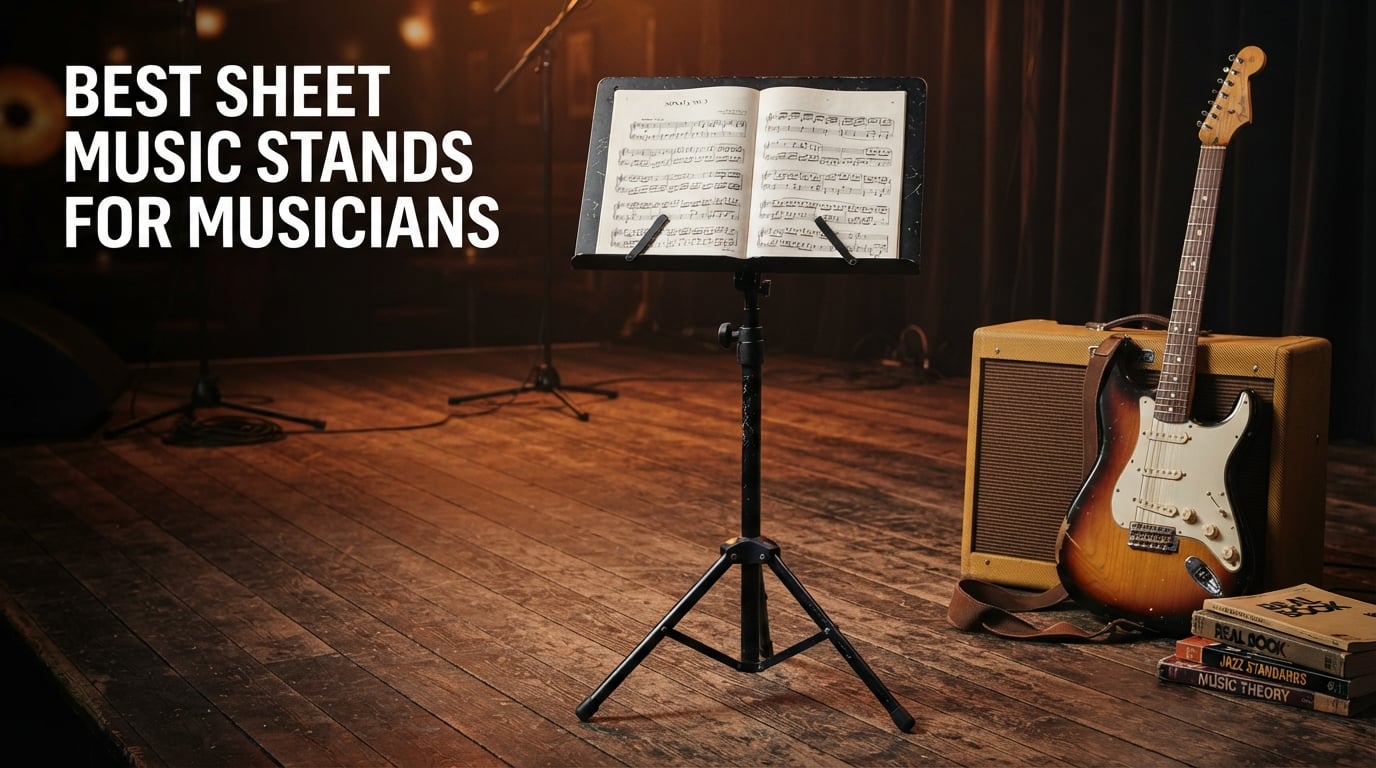 best sheet music stands for musicians