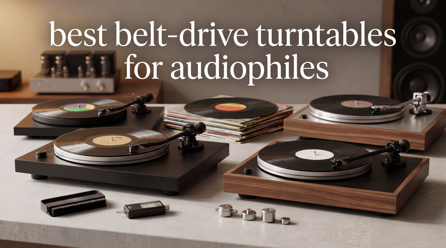 best belt-drive turntables for audiophiles