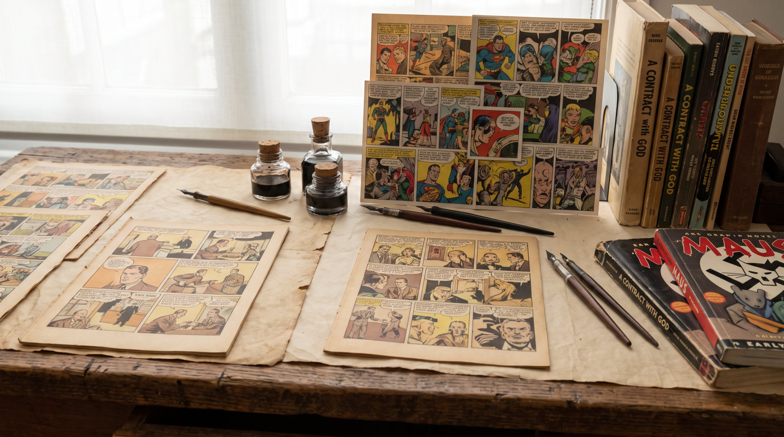 the history of comics as an art form