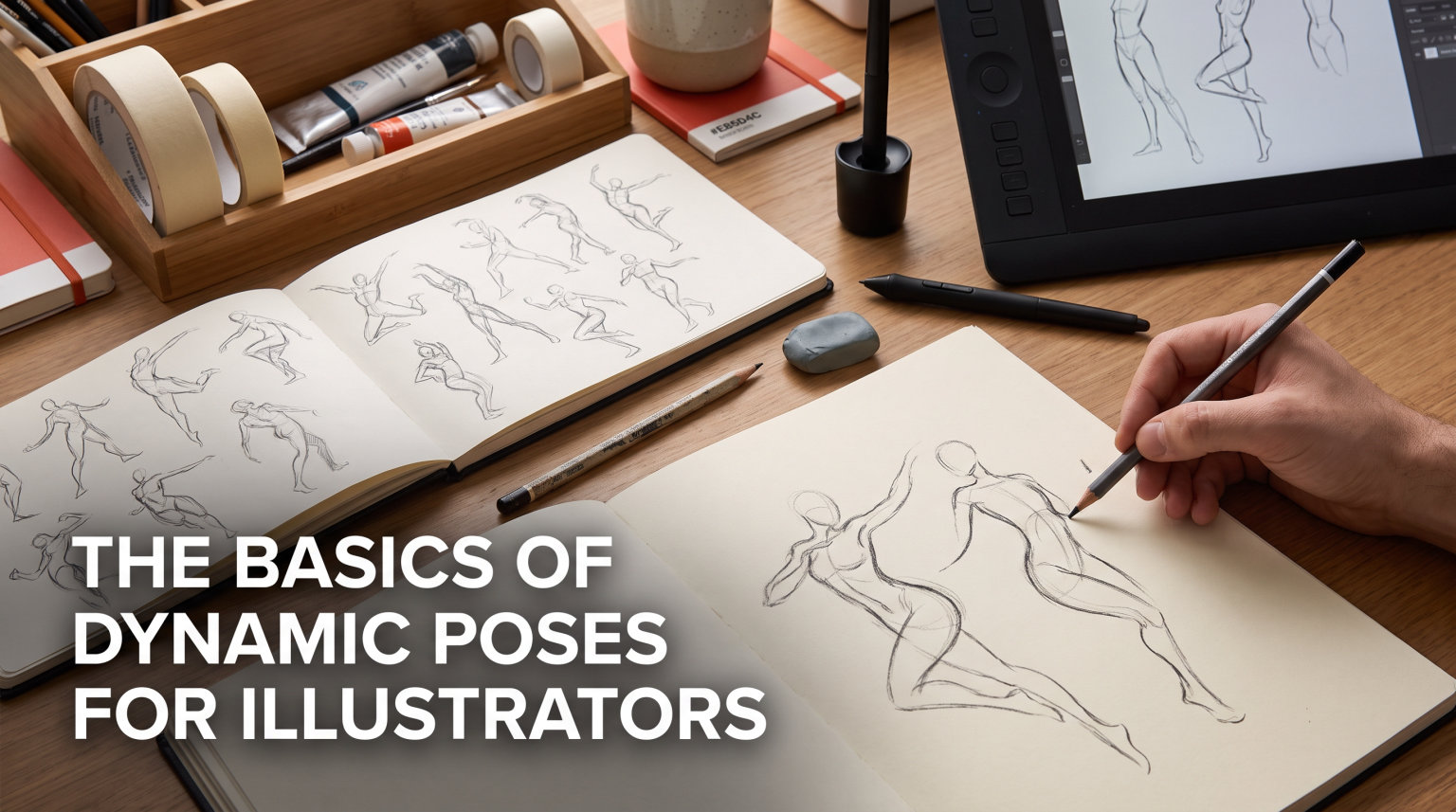 the basics of dynamic poses for illustrators