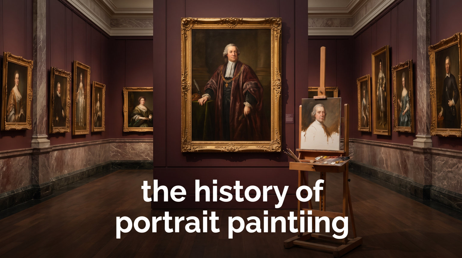 the history of portrait painting