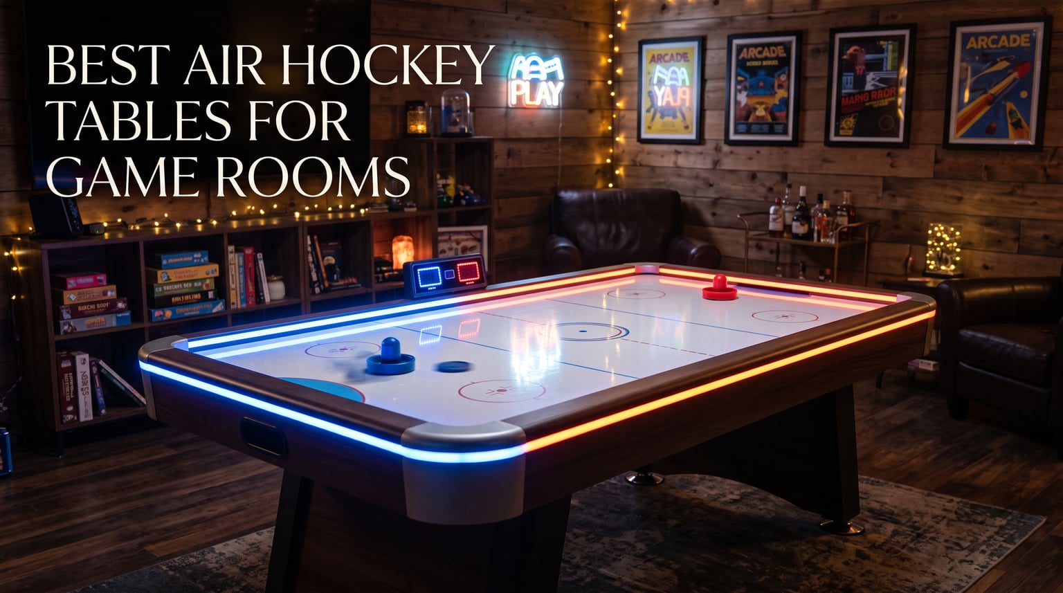best air hockey tables for game rooms