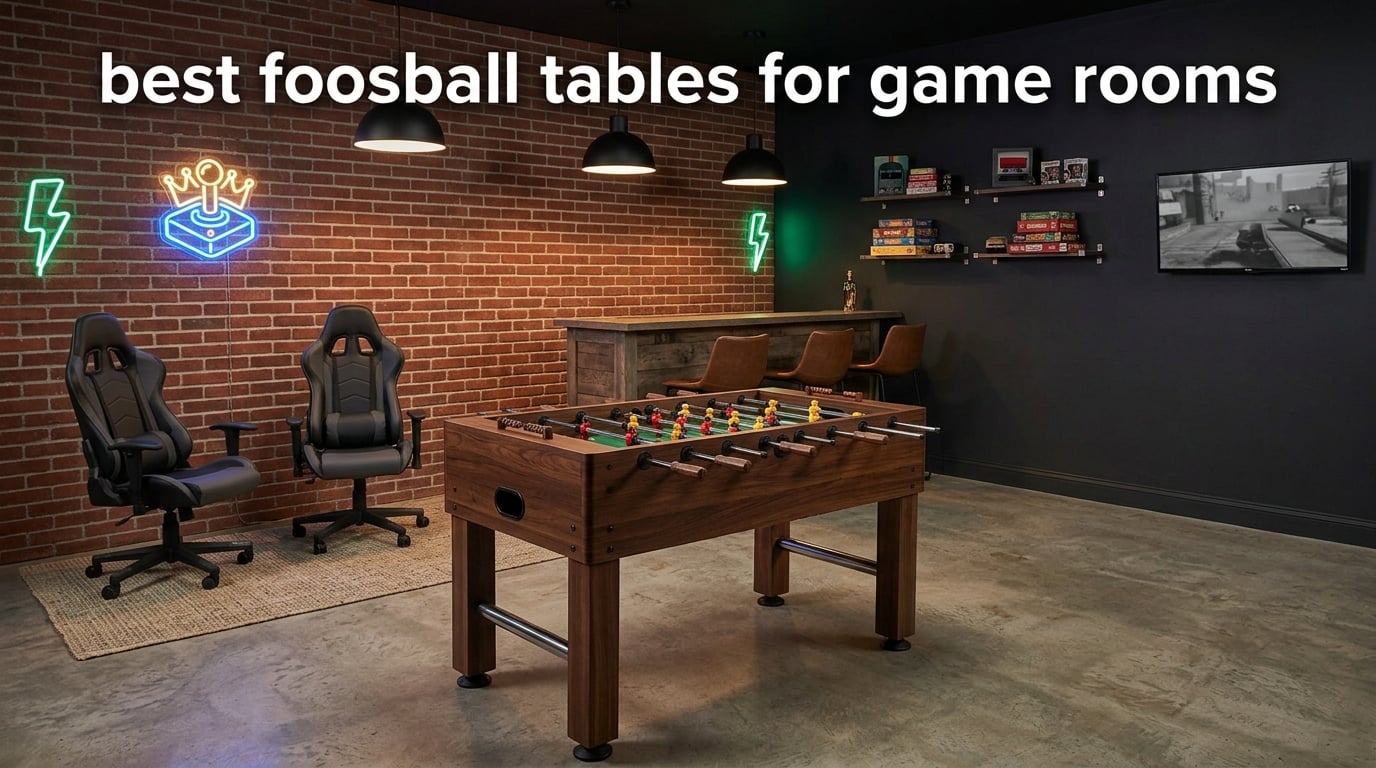 best foosball tables for game rooms
