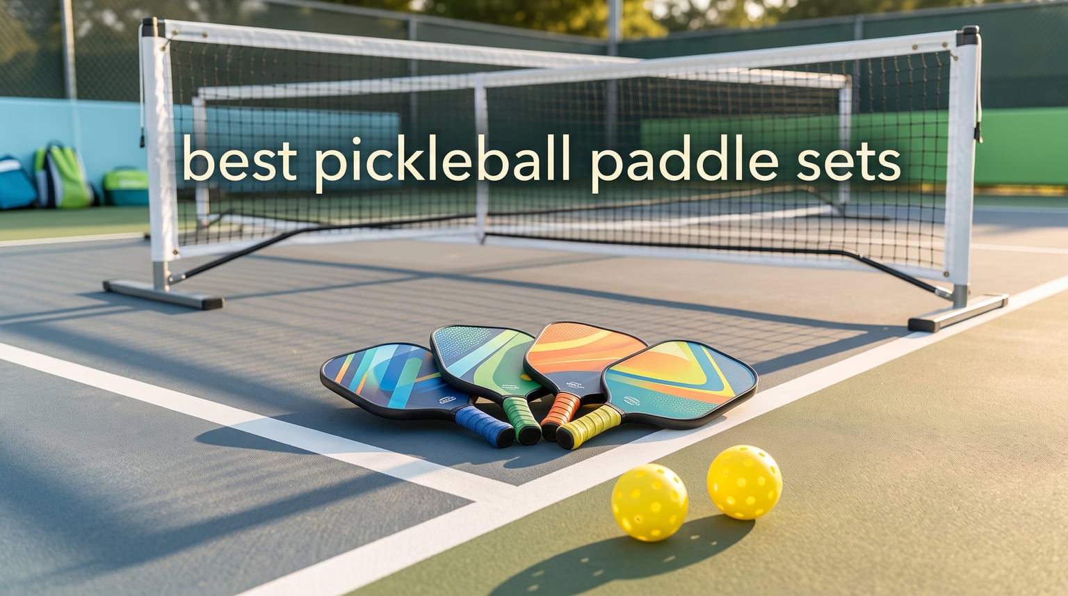 best pickleball paddle sets
