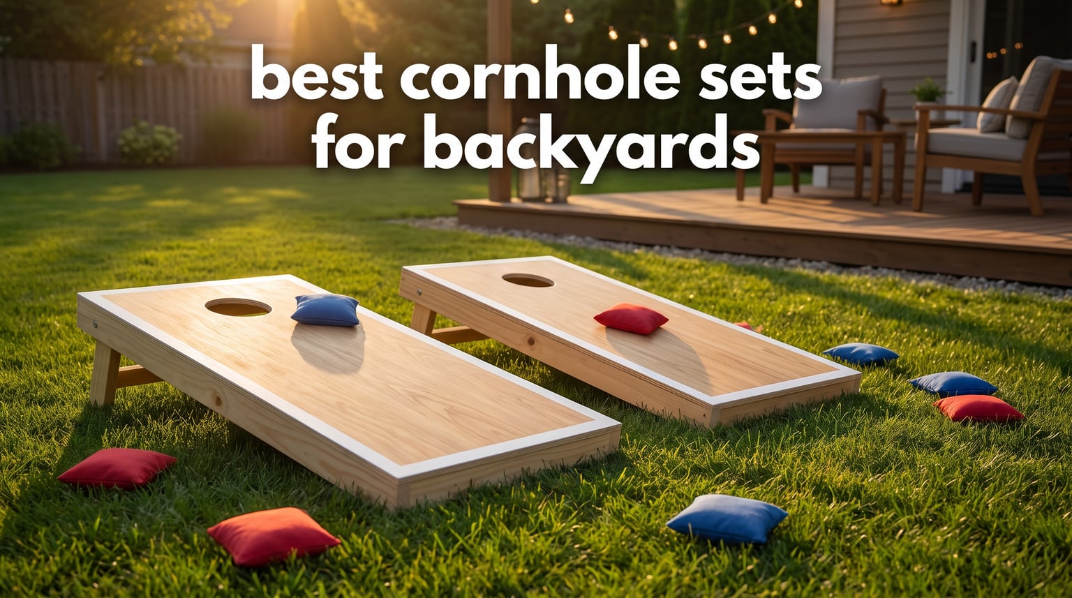 best cornhole sets for backyards