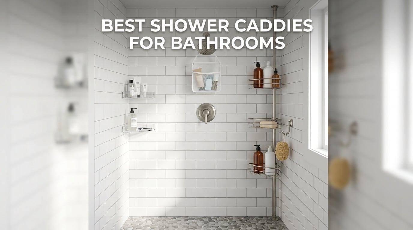 best shower caddies for bathrooms