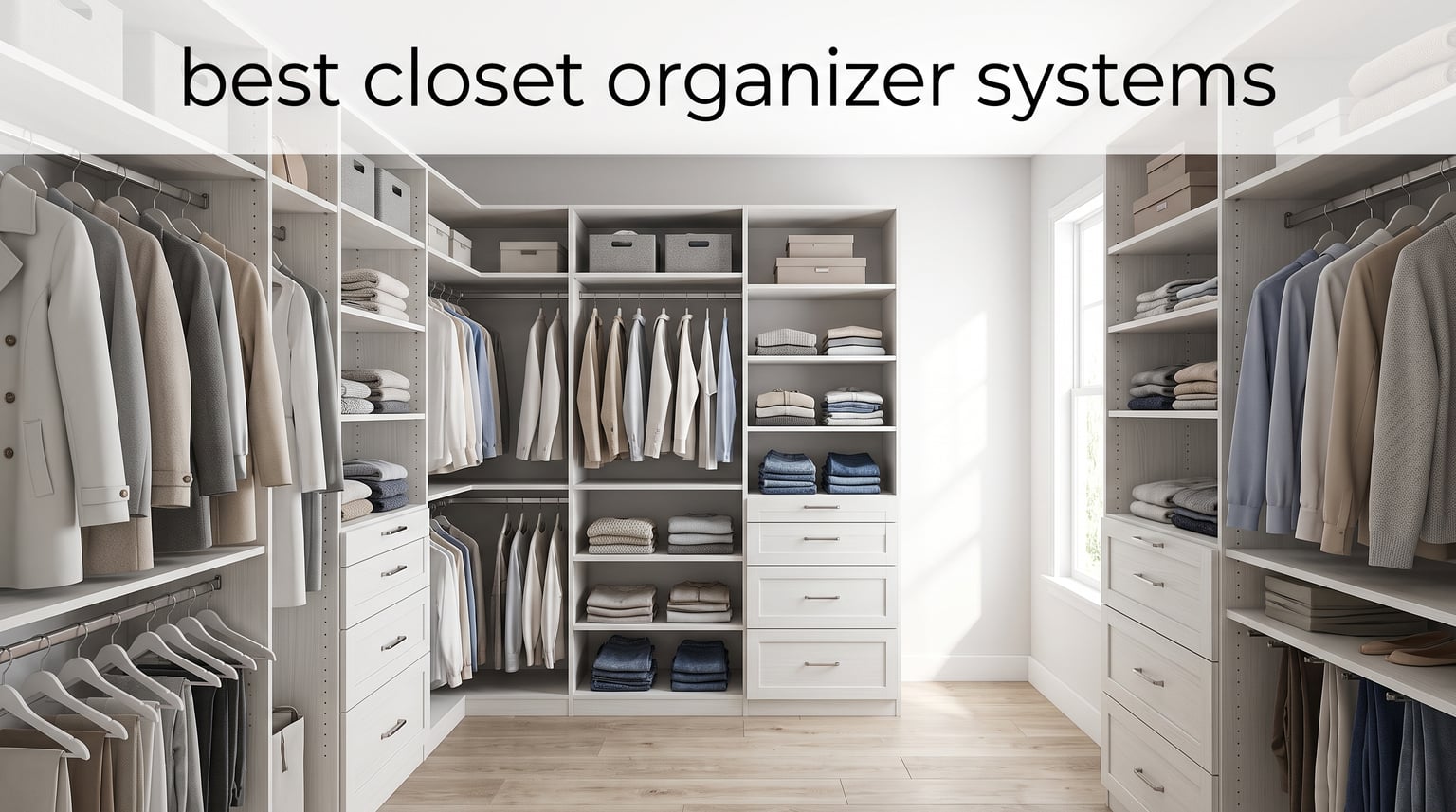 best closet organizer systems