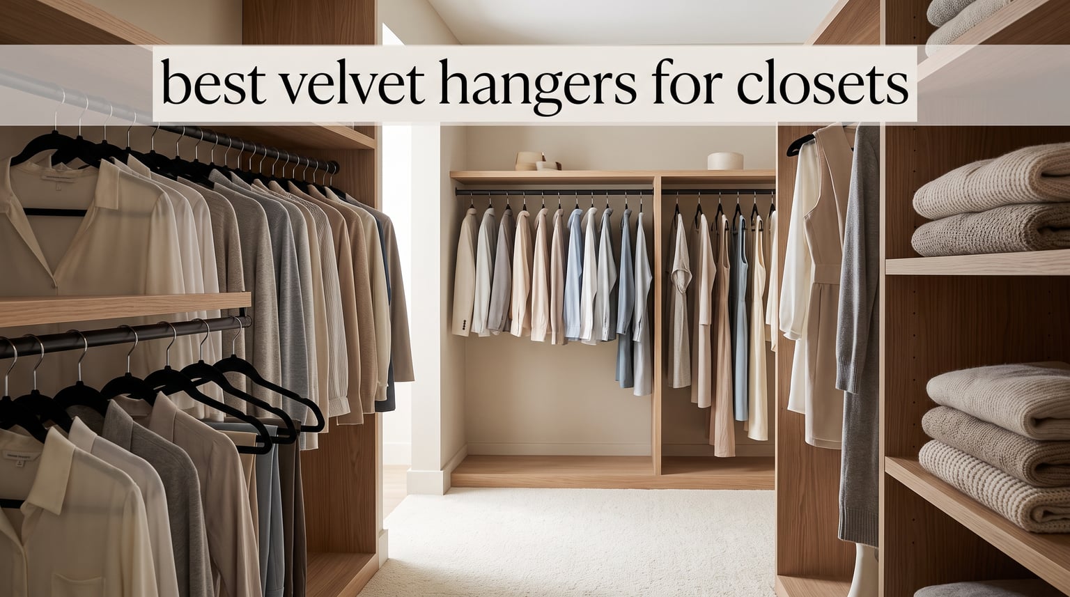 best velvet hangers for closets