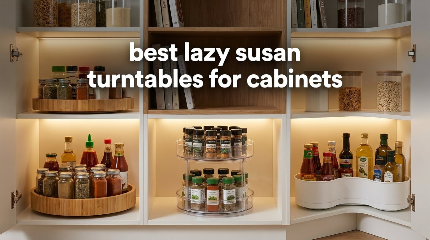 best lazy susan turntables for cabinets